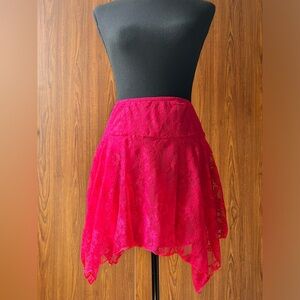 NWT Fashion Nova Lace Mini Skirt